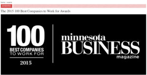 Several Advance IT MN Student & Alumni Association employers make 2015’s ‘Best Companies to Work For’ list