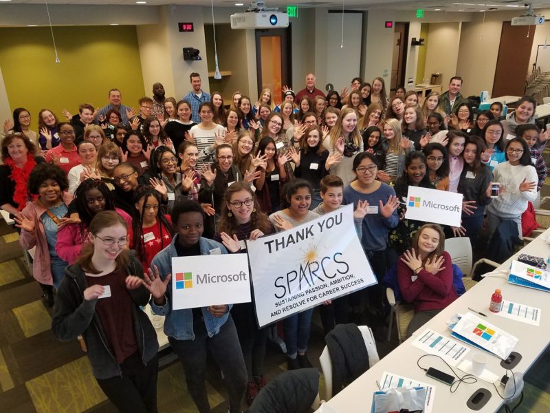 Microsoft Introduces SPARCS Students to New Innovation Center