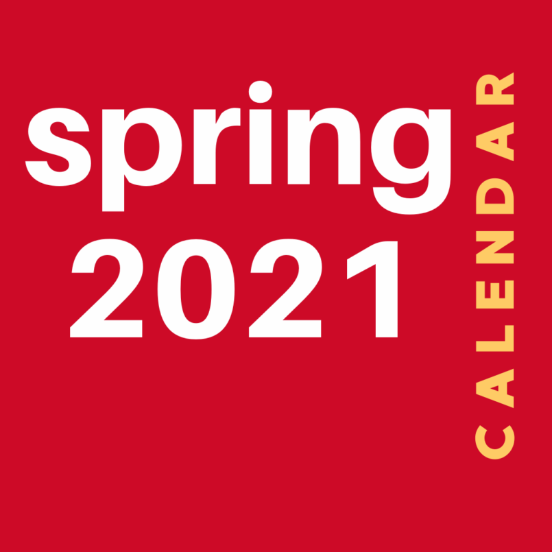 Spring 2021 Printable Event Calendar
